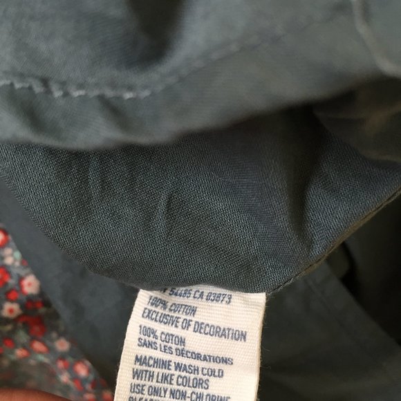 AEO Grey Strapless Floral Dress with Boning - Picture 8 of 8